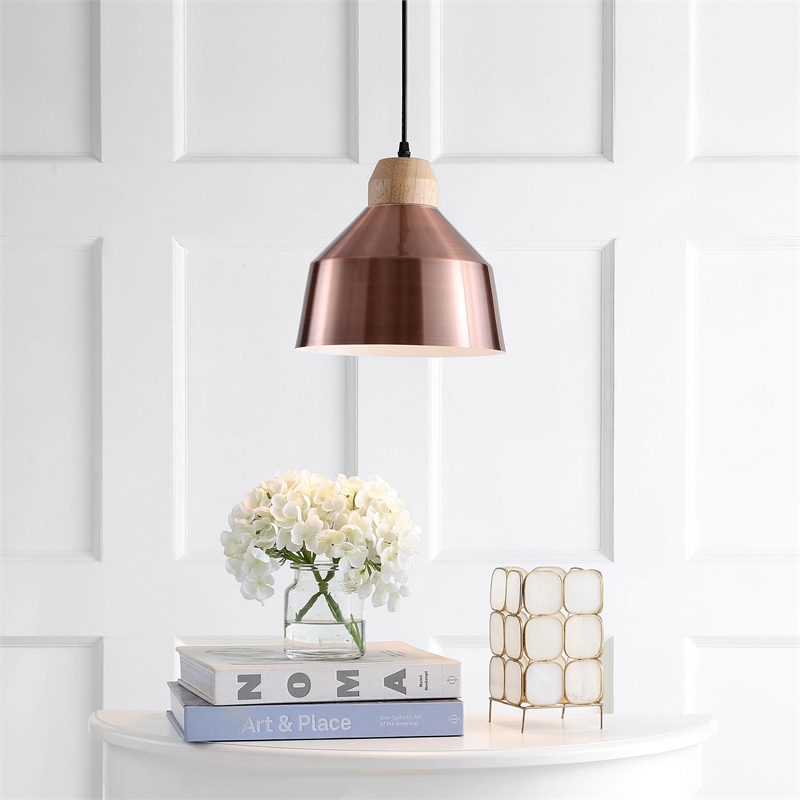 Safavieh Dajana Pendant Light in Copper and Brown