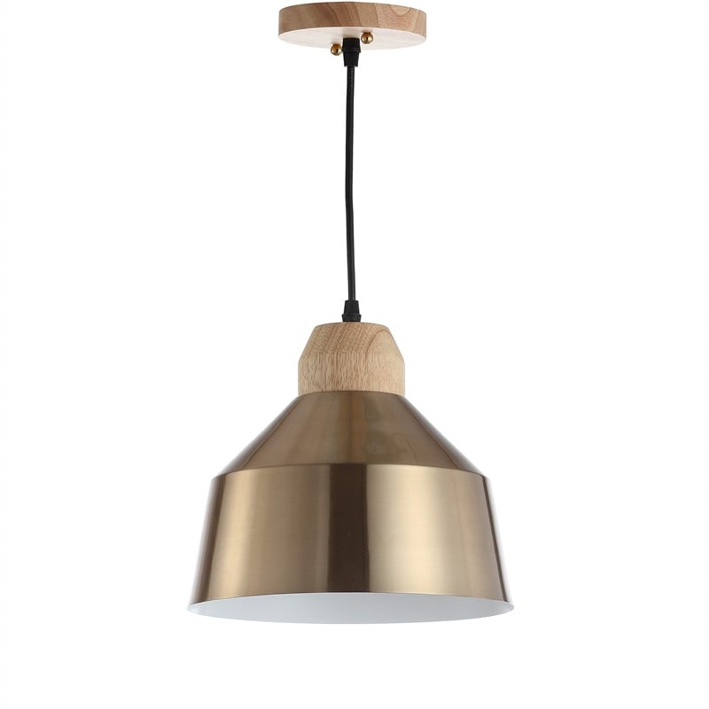 Safavieh Dajana Pendant Light in Brass and Brown