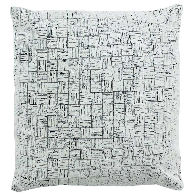 Safavieh Halina Throw Pillow in Gray and Black