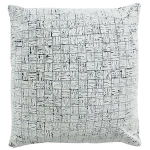 Safavieh Halina Throw Pillow in Gray and Black