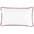 Safavieh Hollie Jolly Christmas Throw Pillow in White and Red