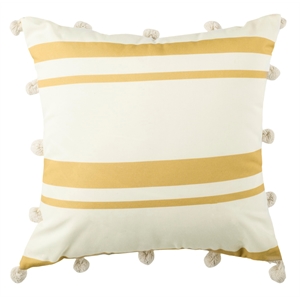 Safavieh Jirina Throw Pillow in White and Gold
