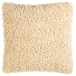 Safavieh Kalista Faux Fur Throw Pillow in Beige