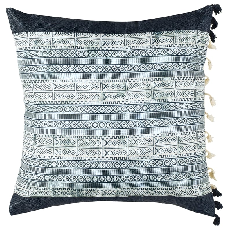 Safavieh Linnet Throw Pillow in Blue and Gray