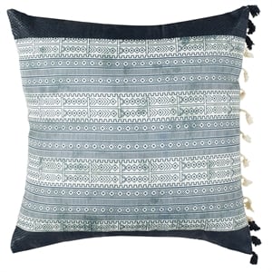 Safavieh Linnet Throw Pillow in Blue and Gray