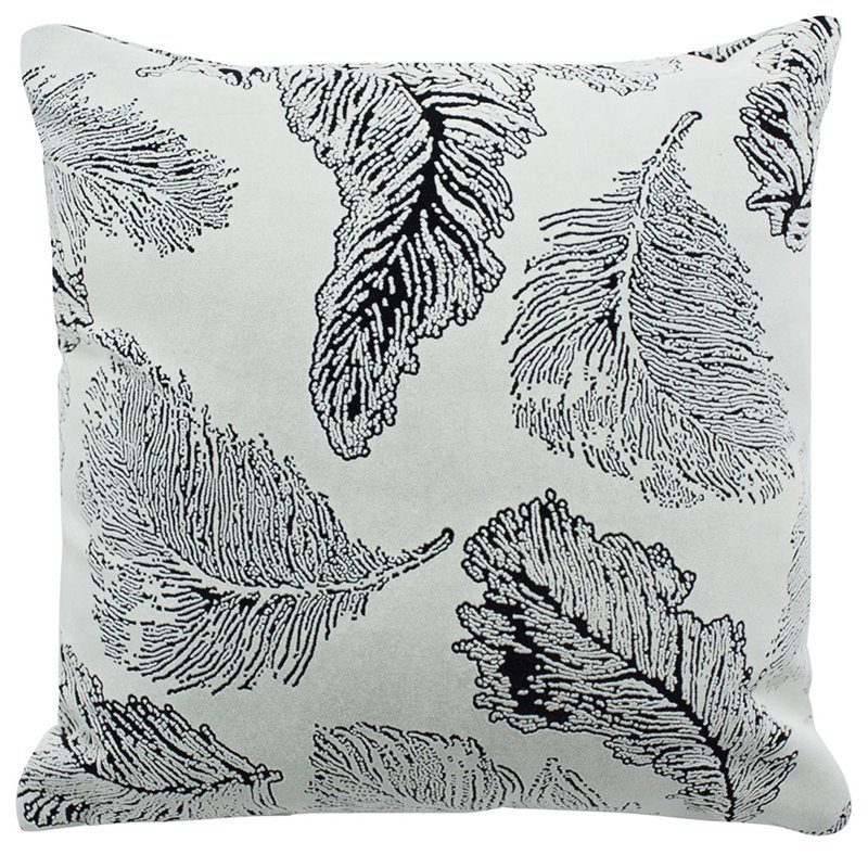 Safavieh Livie Throw Pillow in Black and Green