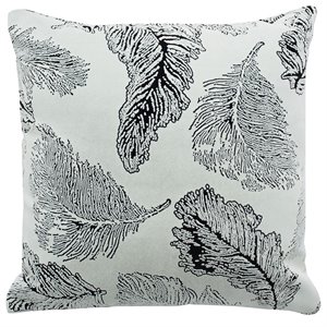 Safavieh Livie Throw Pillow in Black and Green