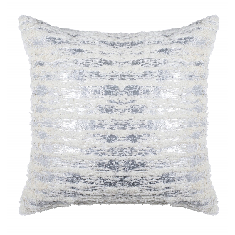 Safavieh Lorelei Throw Pillow in White and Silver