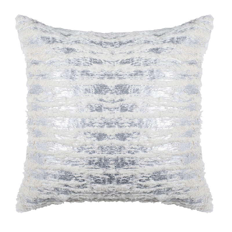 Safavieh Lorelei Throw Pillow in White and Silver