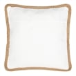 Safavieh Nilam Fish Throw Pillow in Natural and White