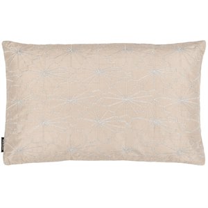 Safavieh Nisha 12&quot x 20&quot Throw Pillow in Champagne and Silver