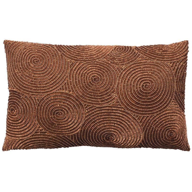 Safavieh Omi Throw Pillow in Yellow and Brown