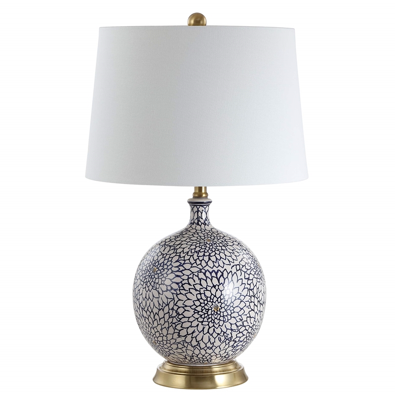 Safavieh Orianna Table Lamp in Blue and White
