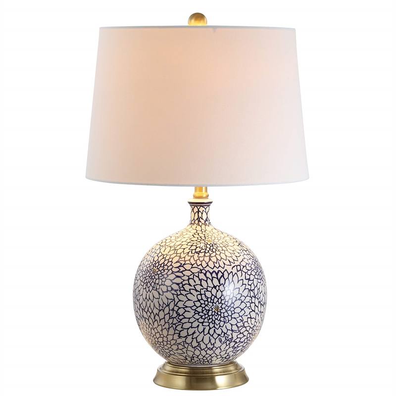 Safavieh Orianna Table Lamp in Blue and White