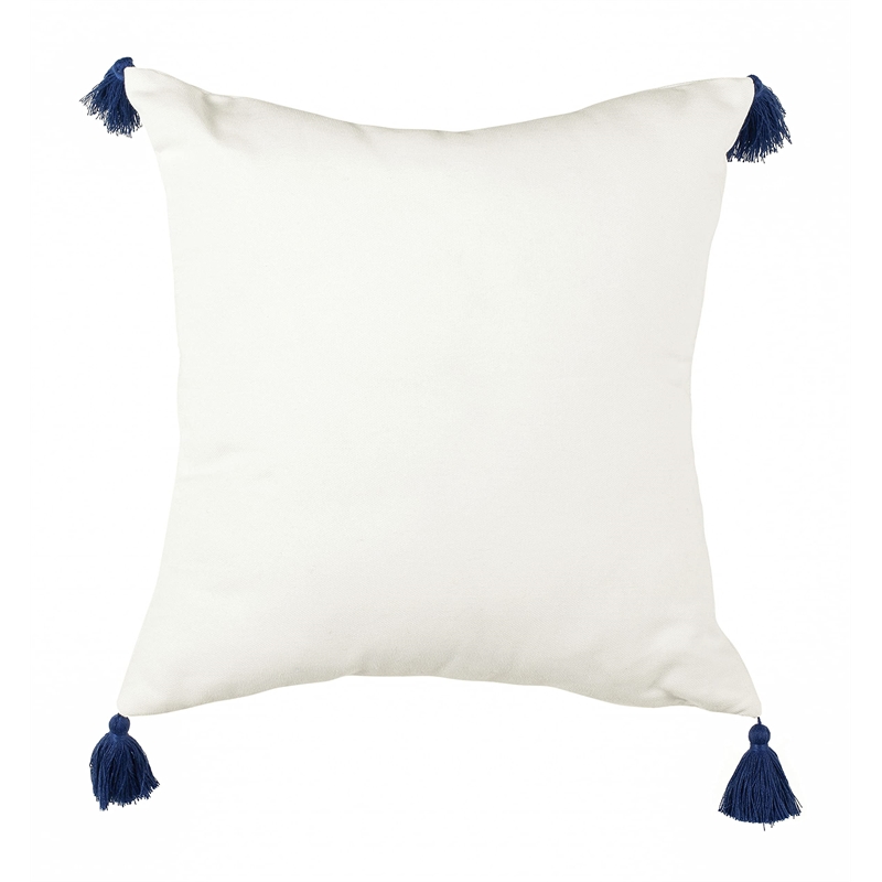 Safavieh Orlanda Throw Pillow in Navy and White