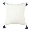 Safavieh Orlanda Throw Pillow in Navy and White