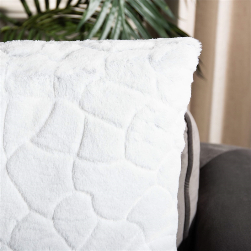 Safavieh Rena Throw Pillow in Pearl