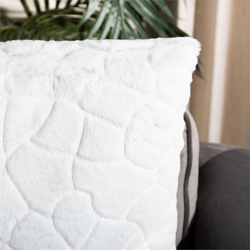 Safavieh Rena Throw Pillow in Pearl