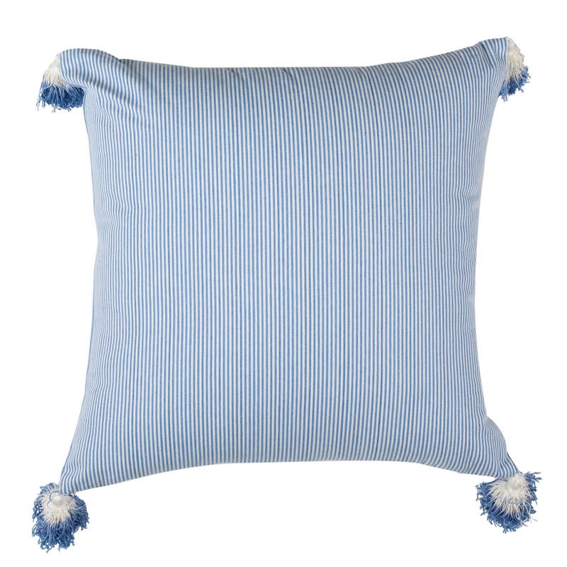 Safavieh Sidney Throw Pillow in Blue and White