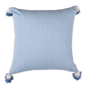 Safavieh Sidney Throw Pillow in Blue and White