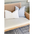 Safavieh Sidney Throw Pillow in Blue and White