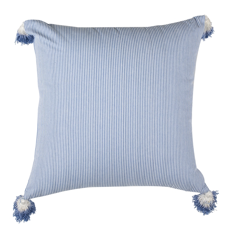 Safavieh Sidney Throw Pillow in Blue and White