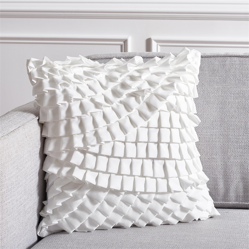 Safavieh Teagen Throw Pillow in White