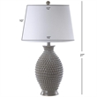 Safavieh Rosten Table Lamp in Gray and White (Set of 2)