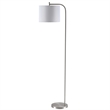 Safavieh Rafin Floor Lamp in Nickel and Off White