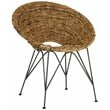 Safavieh Sierra Rattan Accent Chair in Natural and Gray