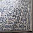 Safavieh Brentwood 2' x 12' Runner Rug in Navy and Light Gray