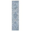 Safavieh Brentwood 2' x 6' Runner Rug in Navy and Light Gray