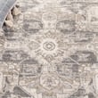 Safavieh Brentwood 2' x 12' Runner Rug in Cream and Gray