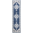 Safavieh Brentwood 2' x 6' Runner Rug in Navy and Cream