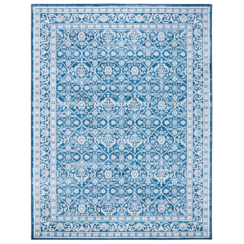 Safavieh Brentwood 10' x 13' Rug in Navy and Light Gray