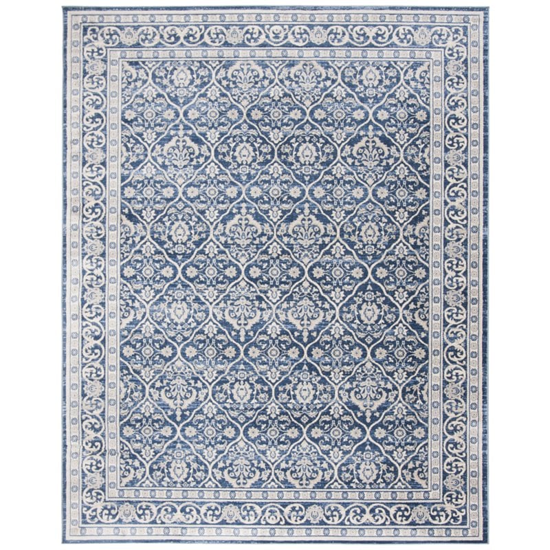 Rug In Navy And Light Gray Cymax, 10 X 13 Rugs