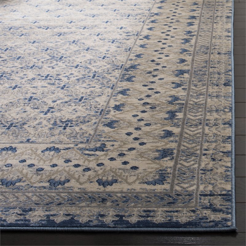 Safavieh Brentwood 11' x 15' Rug in Light Gray and Blue