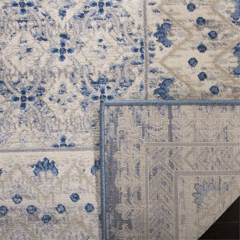 Safavieh Brentwood 11' x 15' Rug in Light Gray and Blue