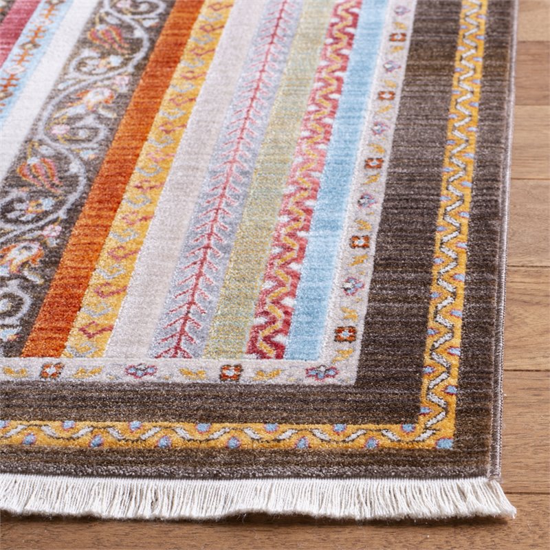 Safavieh Bokhara 8' x 10' Rug in Brown and Yellow