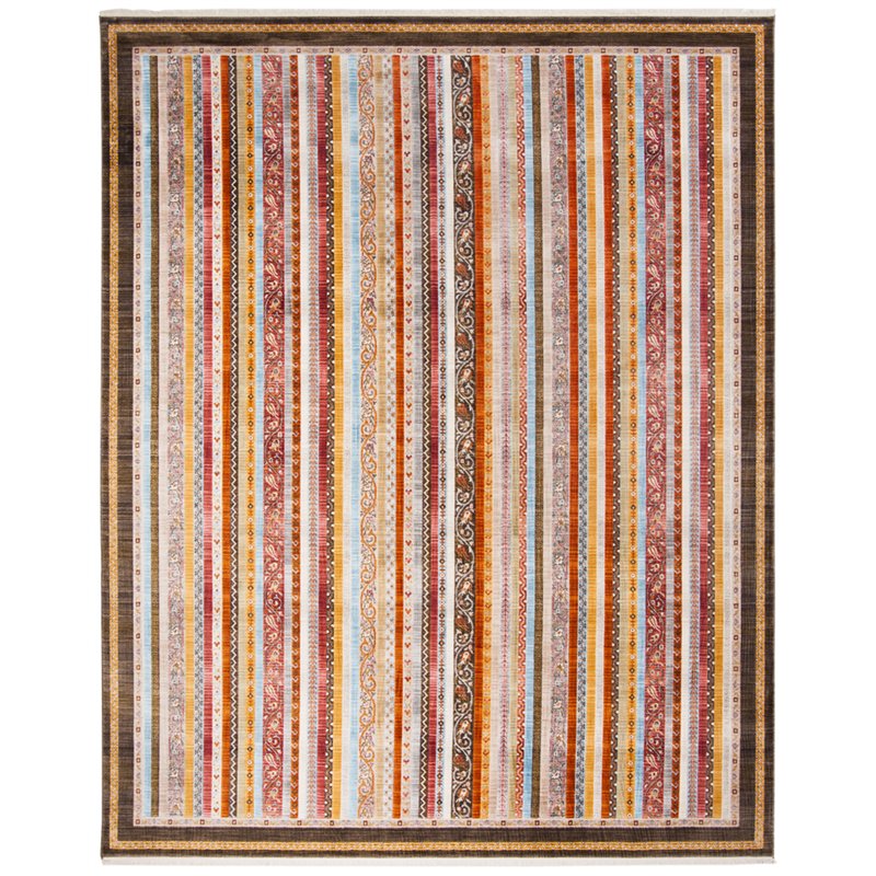 Safavieh Bokhara 8' x 10' Rug in Brown and Yellow