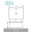 Safavieh Fen Bathroom Sink in White