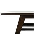 Safavieh Seth 2 Tier Coffee Table in Dark Walnut and Black