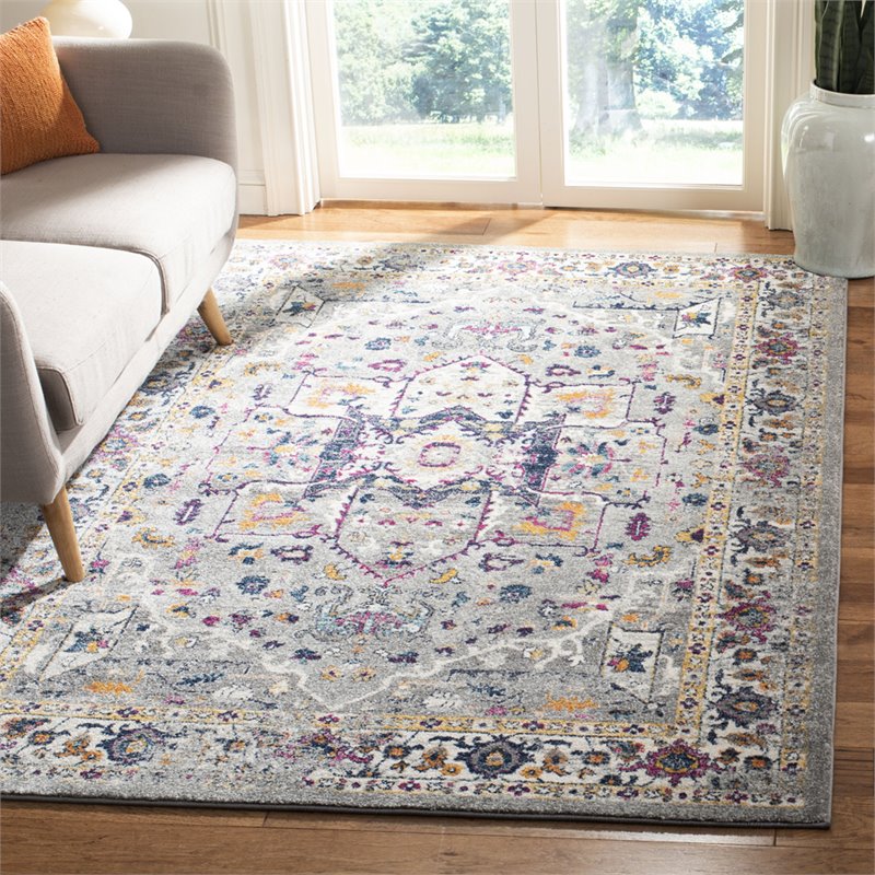 Safavieh Evoke 9' x 12' Rug in Gray and Blue