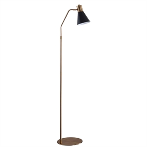 Safavieh Grania Floor Lamp in Gold and Black
