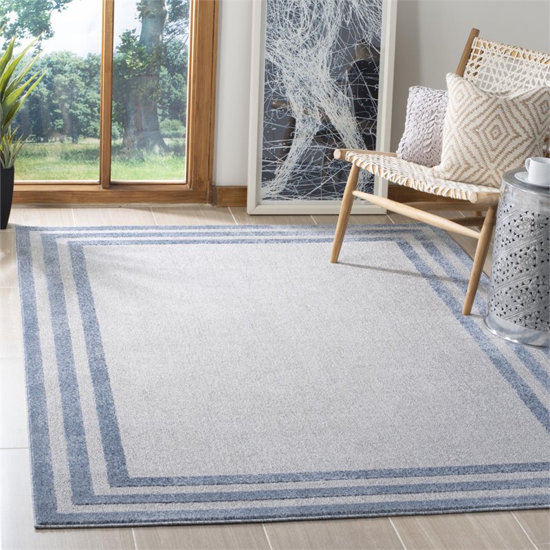 Safavieh Harbor 9' x 12' Rug in Blue and Gray HBR154B9