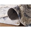 Safavieh Kenya 8' x 10' Hand Woven Shag Wool Rug in Silver and Ivory