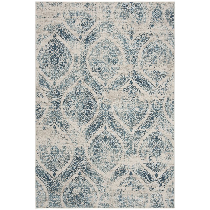 Safavieh Princeton 8' x 10' Rug in Blue and Beige