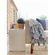 Safavieh Brenton Throw in Blue and White