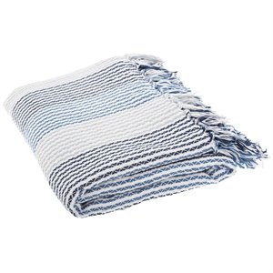 safavieh brenton throw in blue and white
