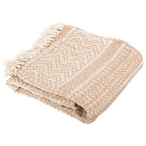 safavieh becks throw in copper and beige